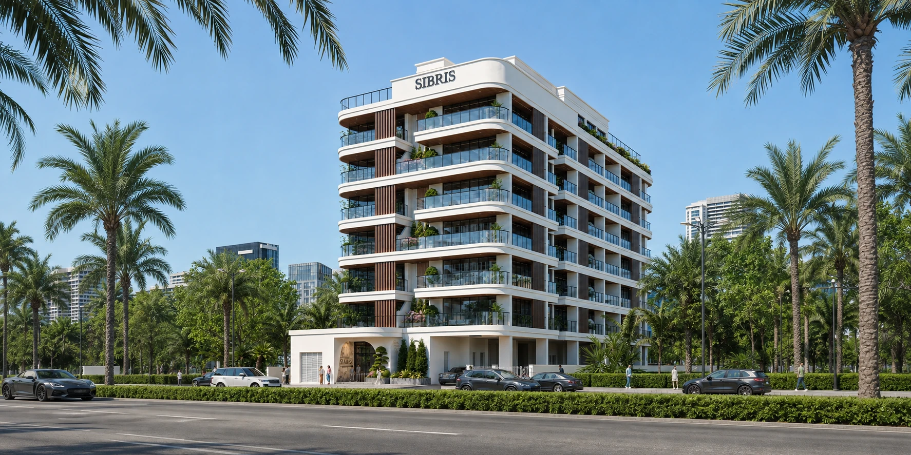 Architectural rendering of SIBRIS Residence