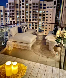 Landscaped outdoor spaces at SIBRIS Residence